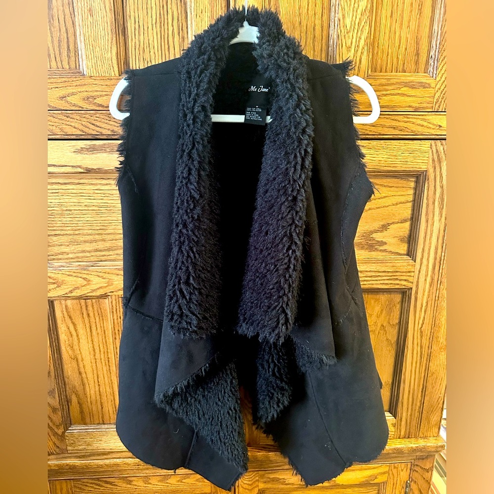 Faux fur vest